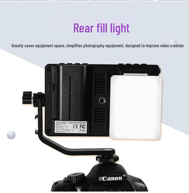 FEELWORLD F5PRO X 5,5" Высокояркостный сенсорный монитор с 3D LUT для беззеркальных камер