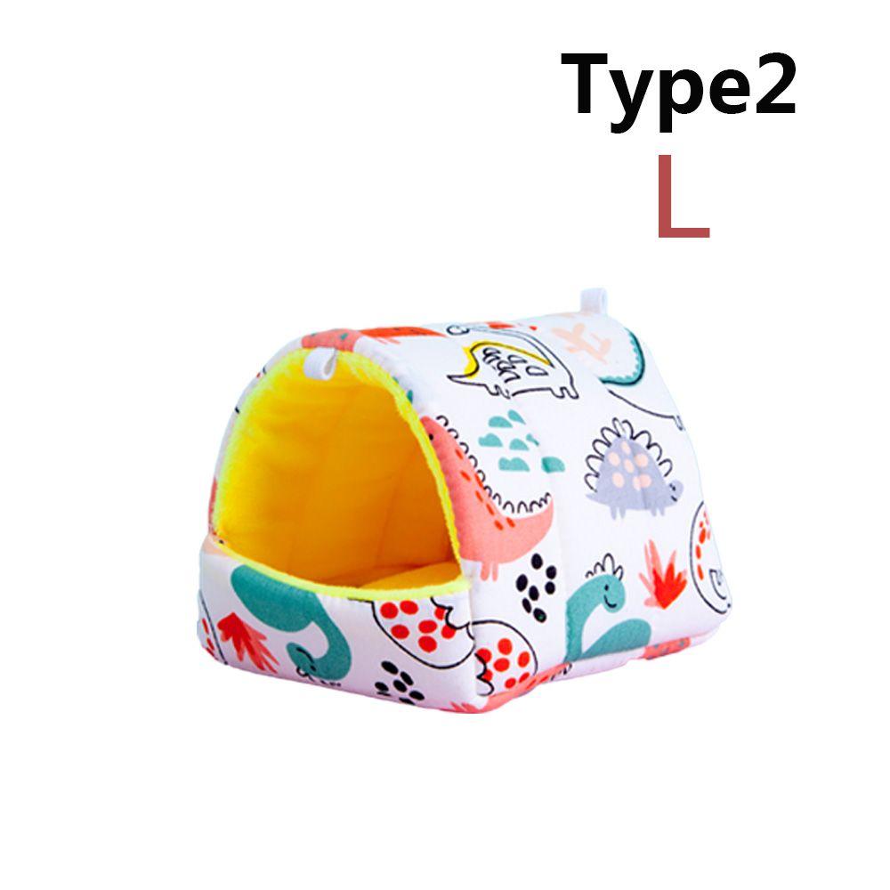 Winter Mini Cage Comfortable Small Animal Sleeping Bed Hamster House Guinea Pig Nest Warm Mat