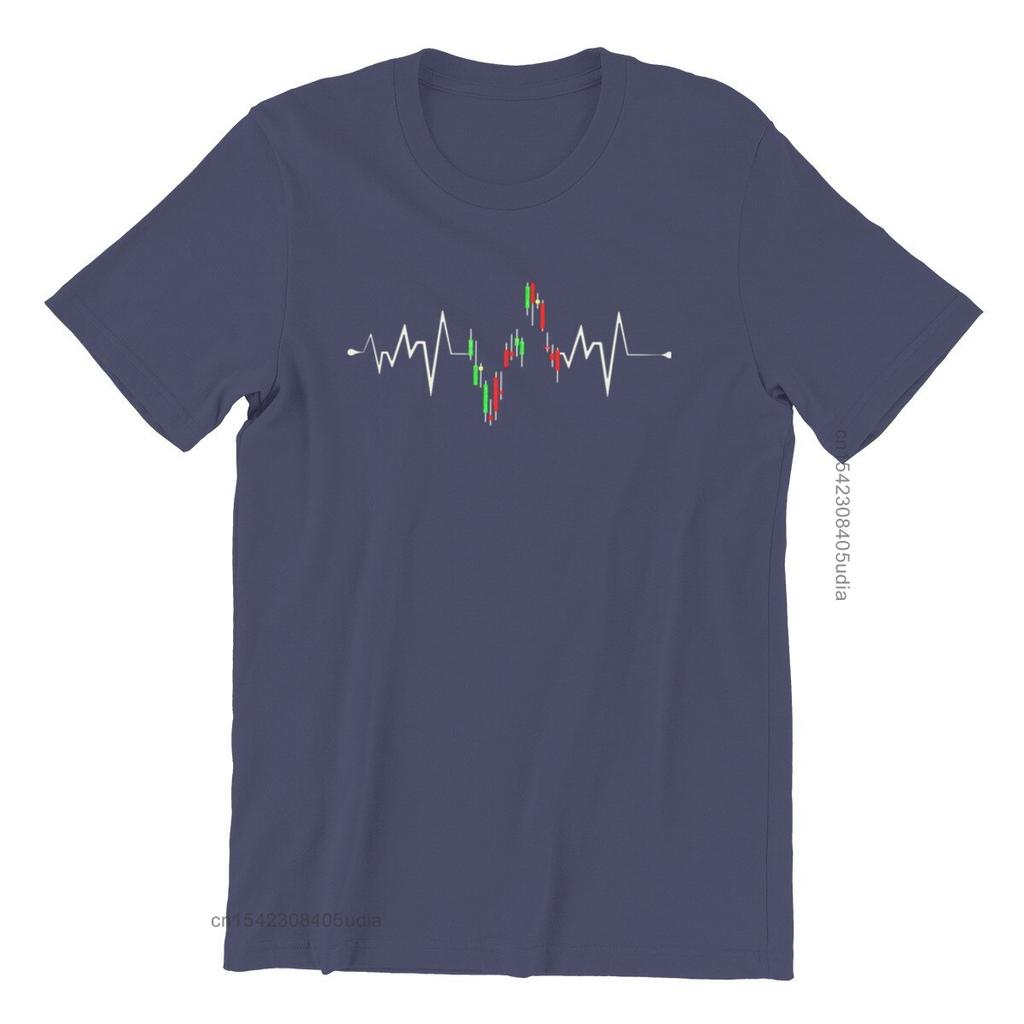 Stock Ekg Investor Trader Heartbeat Stock Market Унисекс Джерси футболка с принтом Rife Мужские футболки на заказ