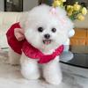 Thin Summer Pet Clothes Big Bow Pet Princess Dress Cute Pet Dog Skirt