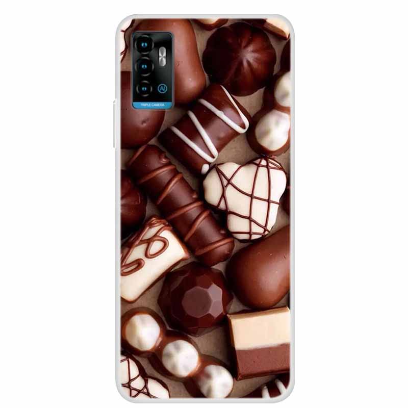 For ZTE Blade A71 Case Animals Bumper Silicone TPU Soft Cover Phone Case For ZTE Blade A71 A7030 Shockproof Cartoon Coque Funda
