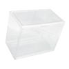 Clear Display Case for Miniature Figures PET Stackable Display Box with Magnetic Door Detachable