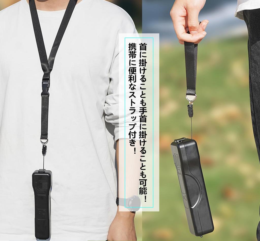 Кейс SHEAWA для DJI Osmo Pocket 3 с ремешком на шею, Жесткий кейс, Ударопрочный, Устойчивый к царапинам, Удобен для путешествий и хранения