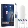 Electric Toothbrush Rotary Rechargeable Electric Toothbrush for Adults Rotating Electric Toothbrushes with 4 Soft Brush Heads