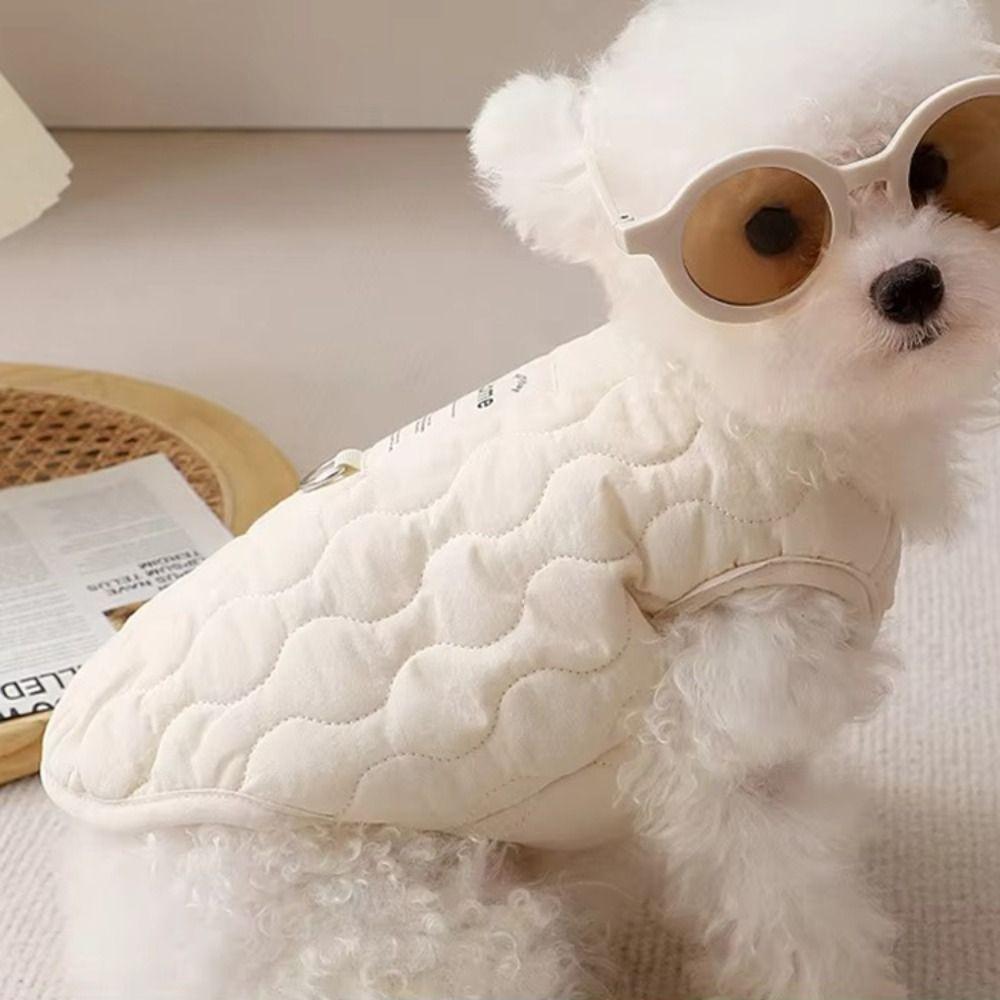 Thick Warm Winter Pet Dog Vest with D-ring Puppy Coat New Pet Jacket  for Small Medium Pet