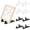 20Pcs Plastic Certificate Pedestal Simple Picture Frame Display Shelves Easels Photo Holder  Artwork