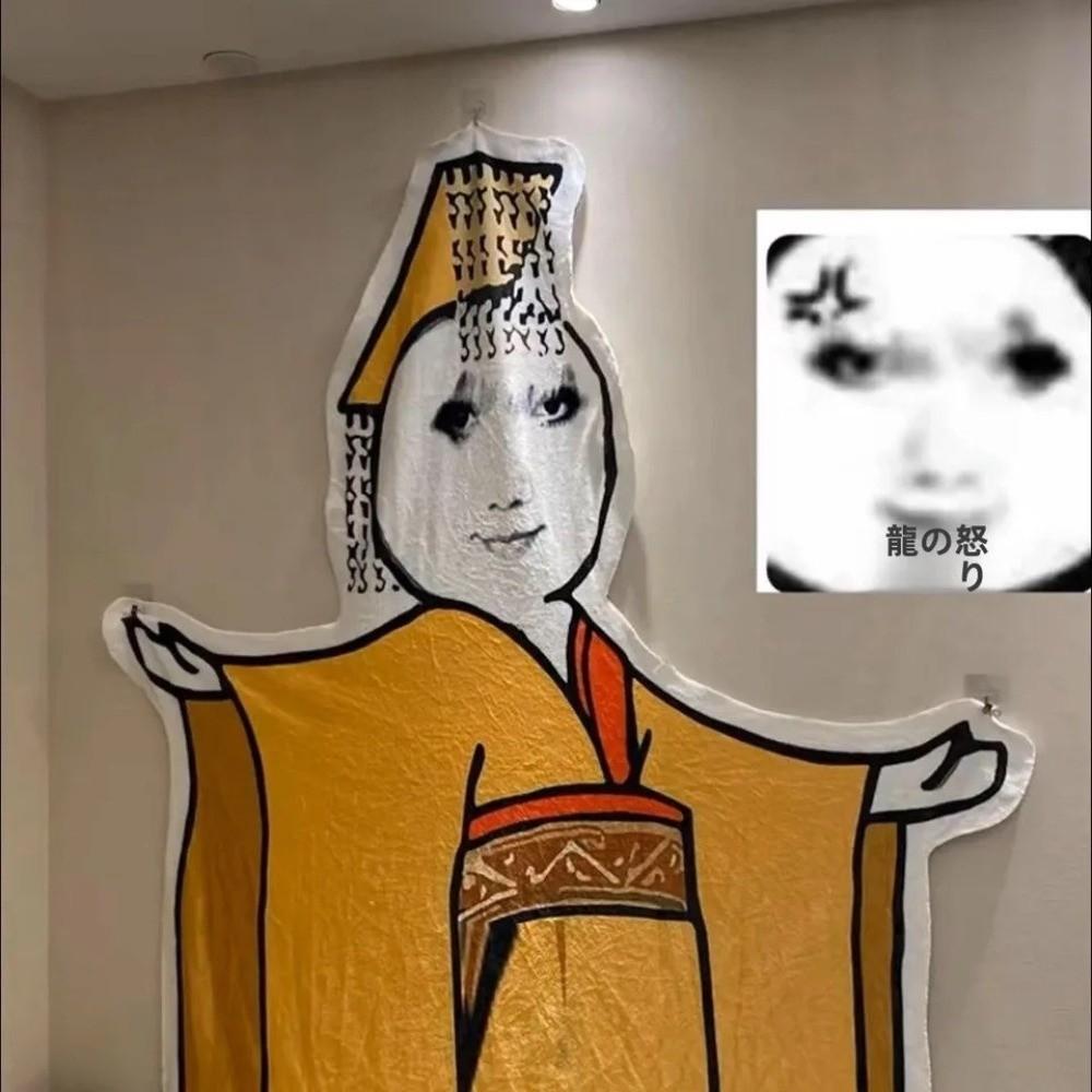 Flannel Emperor Dragon Blanket Fade-resistant Skin-friendly Chinese Meme Blanket Office Nap Soft Sofa Throw Blanket