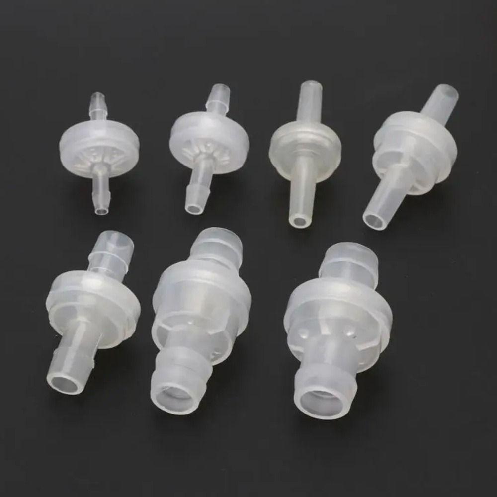 1/5Pcs Pagoda Inline One-Way Valve One Way Non-Return Fluid Stopper New Plastic Check Valve