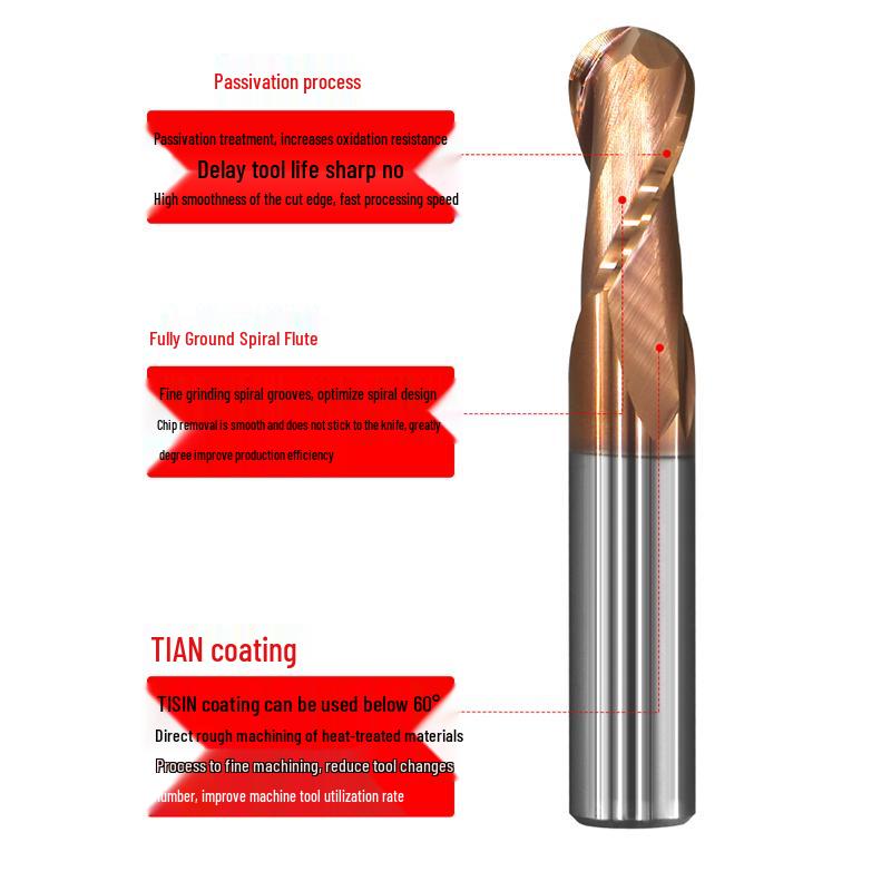 Tungsten Carbide Ball End Mill