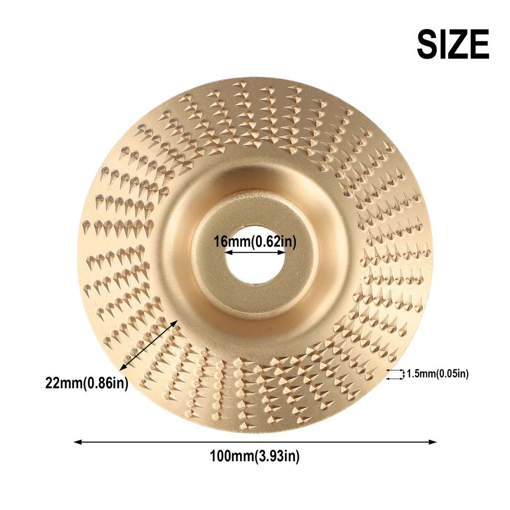 100мм Металлические шлифовальные диски Деревообрабатывающий шлифовальный круг Диск для угловой шлифмашины Шлифовальный плоский скошенный ротационный диск Абразивный инструмент