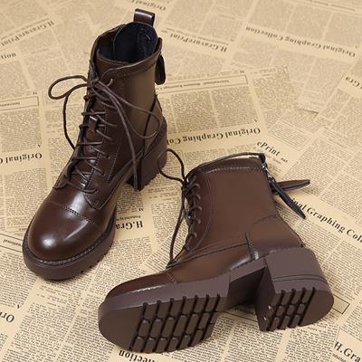 Ботинки на платформе для снега для женщин. Зимняя обувь на массивном каблуке. Дизайнерские байкерские ботинки на шнуровке. Трендовые готические ботинки Zapatillas.