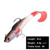 FishKing1/21pcs Lead Jig Soft Lure For Pike Muskie Bass Minnow Lure Length 8CM 10CM Weight 8.5G 21.5G