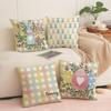 Easter Egg Print Easter Pillowcase Living Room Soft Furnishing Combination Sofa Cushion Simple Versatile Cushion