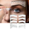 5 Pairs Women Reusable Diy Eye Brow Drawing Guide Styling Shaping Grooming Template Card Eyebrow Stencil Set Easy Make Up Tools