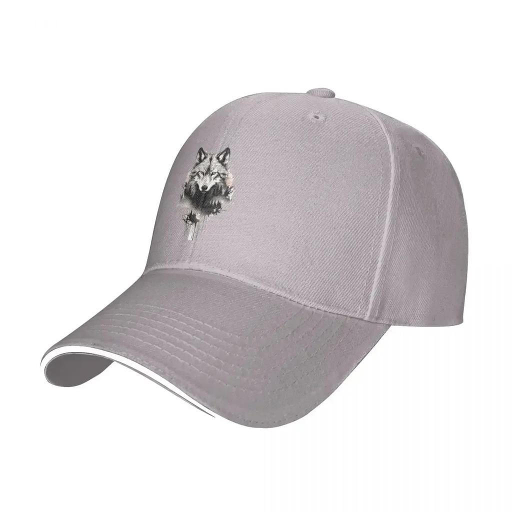 Scary Fox Baseball Cap Black and White UnisexTeens Print Trucker Hat Summer Casual Outdoor Gym Sun Visor Baseball Caps