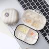 Durable Mini Medicine Box Dustproof Pill Container Organizer Weekly Pill Case  Jewelry Box