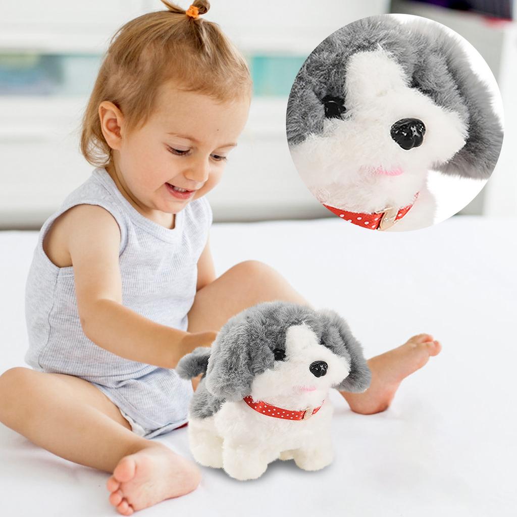 Electric Dog Toy Plush Soft Comfortable Interesting Lifelike Toy Dog