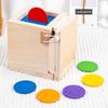 Монтессори Коробка с монетами Деревянная развивающая игрушка для малышей и детей