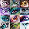 Полный 5D Алмазная картина глаз DIY Алмазная вышивка Алмазная мозаика Наборы для вышивки крестом Домашний декор Подарок