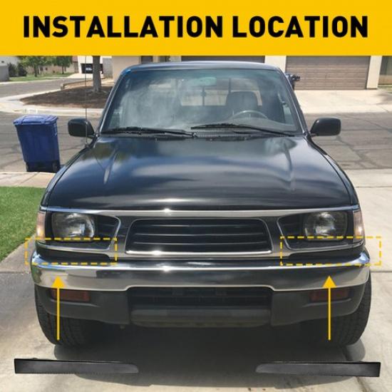FRONT BUMPER / GRILLE HEADLIGHT FILLER TRIM SET FOR 95-97 TOYOTA TACOMA 8x4 EXV
