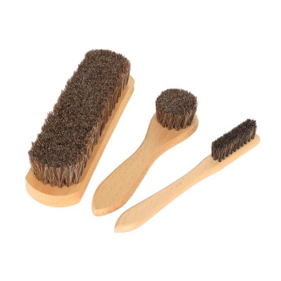 Щетка для обуви Эргономичная ручка Щетки для чистки обуви Уход за кожаной обувью