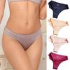 Seamless Panties for Women Ice Silk Sexy Low Rise Briefs Women Underwear Comfort