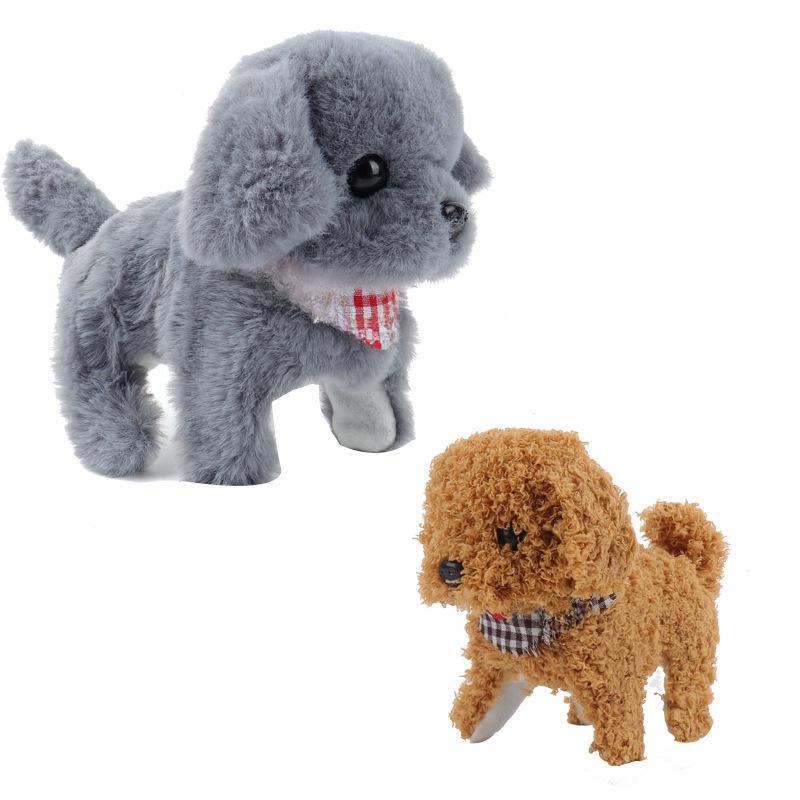 Милая электрическая плюшевая собака: Виляющие задом корги, хаски и золотистый ретривер