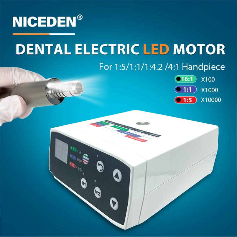 Dental Chair Micro Electric Motor E-Type Connection Optical Low Speed Handpiece with Stable Power Dental Equipment Product