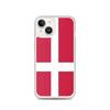 Coque iPhone - PIXELFORMA - iPhone 14 - Drapeau Du Danemark - Silicone Souple - Protection Complète