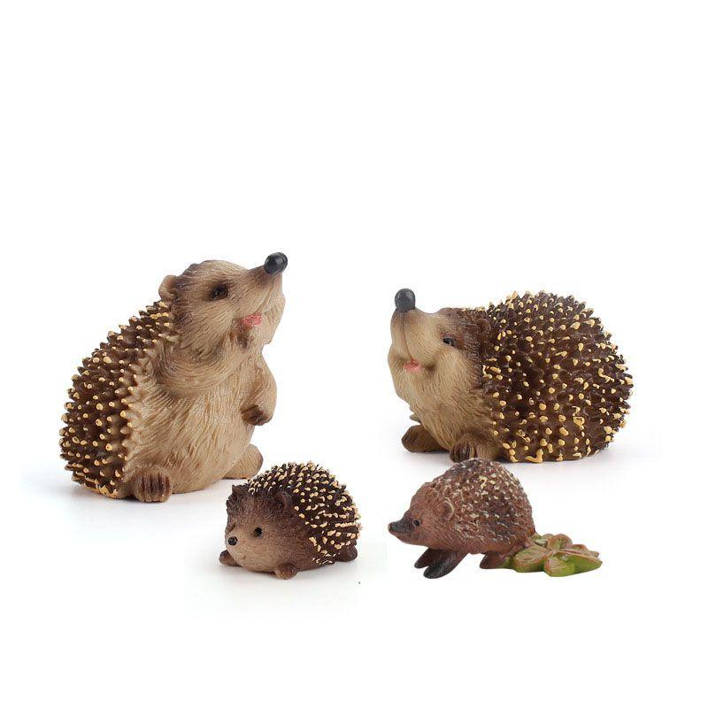 Vivid And Realistic Wild Hedgehog Model Perfect For Desktop Decoration And Play