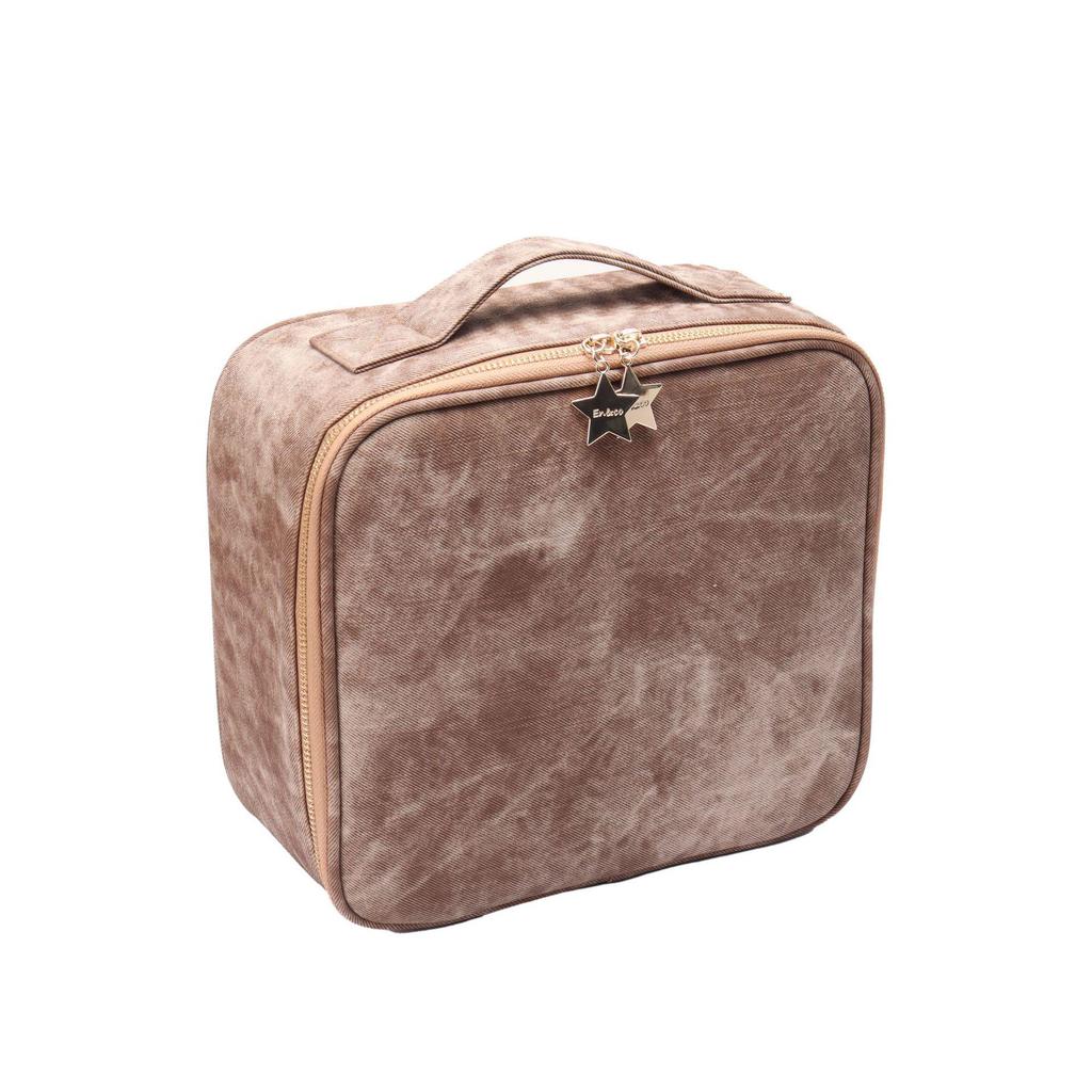 Косметичка со светодиодной подсветкой, большой вместимостью и зеркалом во весь экран