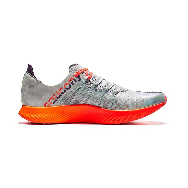 SAUCONY Зловещие Удобные Универсальные Амортизирующие Дышащие Низкие Кроссовки для Бега Мужские Кроссовки для Бега Серые S29097-130