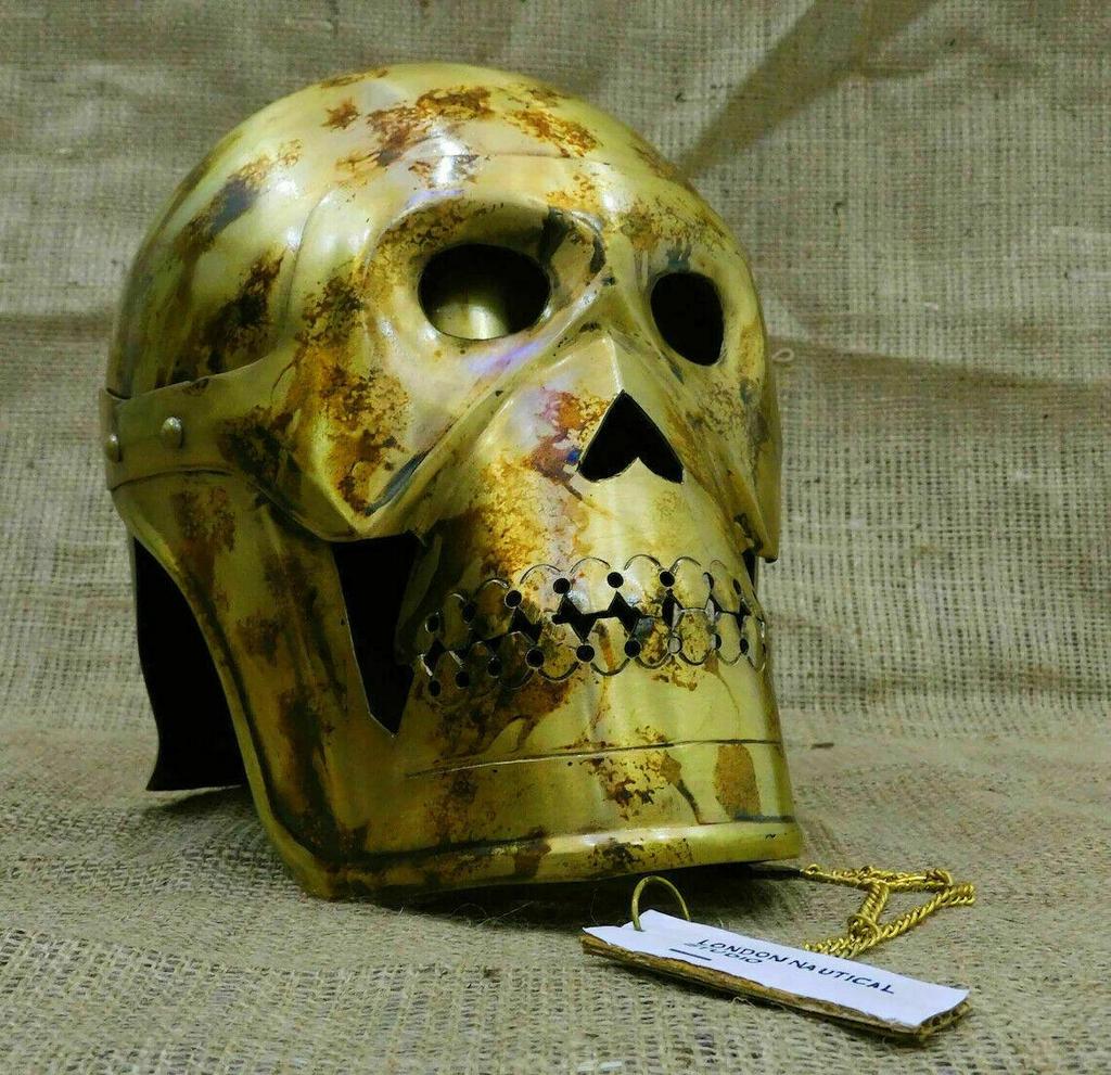Воинский шлем Череп | Шлем викинга | Шлем средневековый спартанский доспех