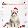 Pet Photography Prop Christmas Snowman Hat for Cats And Small to Medium Dogs, Soft Holiday Gift Pets Plush Festive Costume Accessory with Embroidered