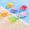 10/30Pcs Colorful Mini Turtle Figurine Glow-in-the-dark Tiny Tortoise Ornament Miniature Animal Statue Desktop Decoration Ornament