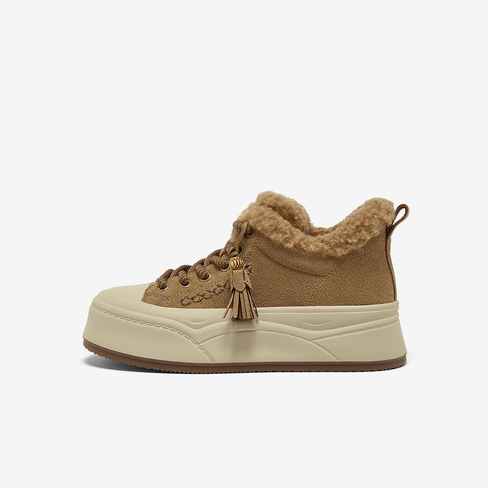 Bestu 25 Winter High Top Board Shoes Fashion Plush Women's Casual Shoes