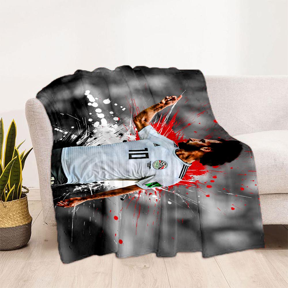 Salah's Dynamic Sprint Blanket Comfortable Great for Seaside Office Chair Sofa for All Seasons Playful Design Ideal Gift For Birthday Valentine'S Day