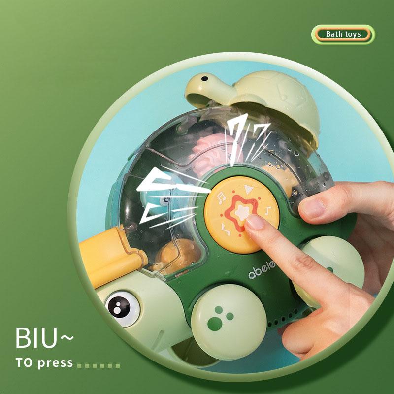 Детские игрушки для ванны для малышей 0-3 лет, для девочек и мальчиков, черепаха, водяное колесо с присоской, игрушки для ванной комнаты для детей, малышей
