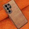 Винтажный кожаный чехол для Samsung Galaxy S26 Ultra S25+ S24 S23 A56 A55 A54 A16 A15 - Всесторонний ударопрочный чехол
