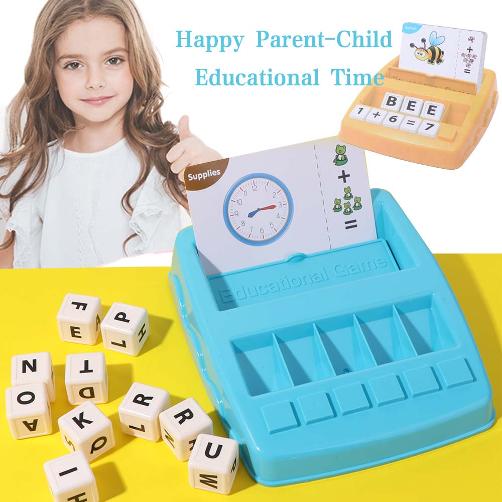 Paper Number Cognition Early Math Game Sight Words Spelling Game Children Kids Boys