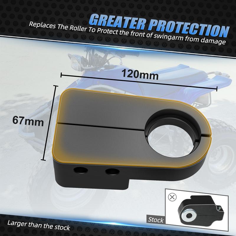 NICECNC ATV Для Blaster Yamaha 200 Передний Направляющий Ползунок Цепи PA66 Нейлон Для Yamaha Blaster 200 Banshee 350 Warrior350 Raptor350