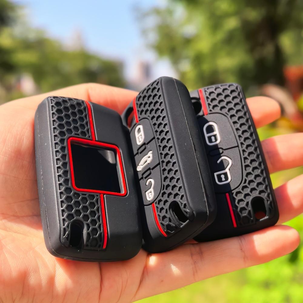 Новый силиконовый чехол-брелок для ключа автомобиля для Citroen C2 C3 C4 C5 C6 Xsara Berlingo для Peugeot 207 307 308 407 607 807