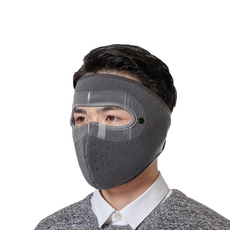1 шт. ветрозащитная противотуманная маска для езды на велосипеде с очками бархатная флисовая защитная зимняя шапка