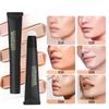 Concealer Liquid Foundation, Moisturizing and Adaptable, Naturally Brightening Wheat Bronze Color Temperature-changing Liquid Foundation