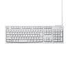 Elecom Keyboard Wired Membrane Rohs Directive Compliant 10 Million Times Durable White TK-FCM064WH/RS