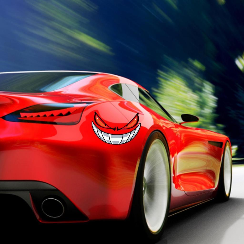 Reflective Car Decal,Car Sticker Decal Car Sticker | Removable Sticker Decal, Waterproof Car Exterior Sticker for Car, Laptop, Motorcycle, Helmet