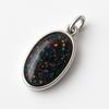 16.8 Ct Natural Ethiopian Multicolor Opal Oval Cut Pendant 925 Sterling Silver