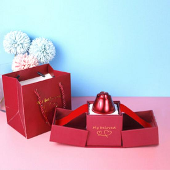 Ferris Wheel Rose Gift Box Set - Single/Double Layer, Customizable Everlasting Roses