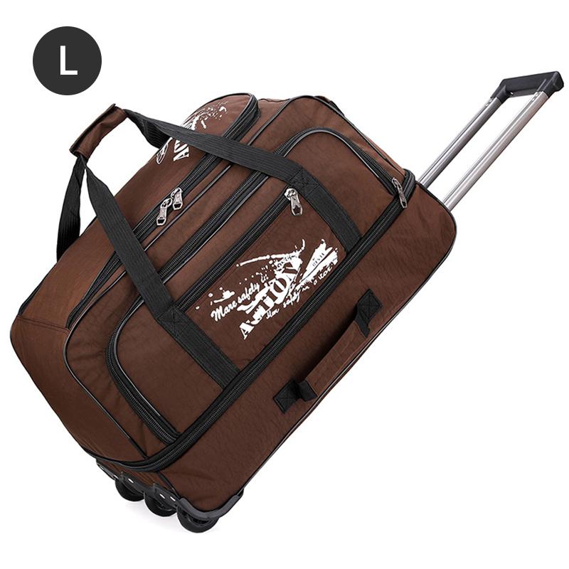 Оксфордский холст дорожная сумка на колесах Компактный водонепроницаемый складной багаж большой вместимости унисекс