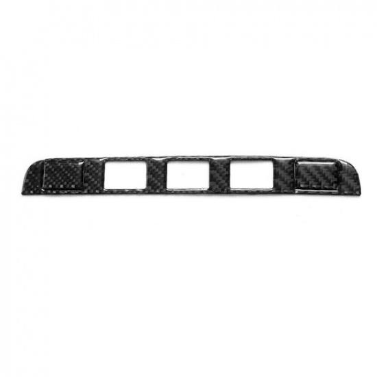 For Porsche Cayenne Sport 2003-2010 Carbon Fiber Hazard Light Button Cover Trim
